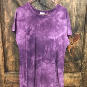 Lularoe Purple Acid Wash Maria